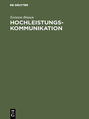 cover image of Hochleistungskommunikation, Band 2